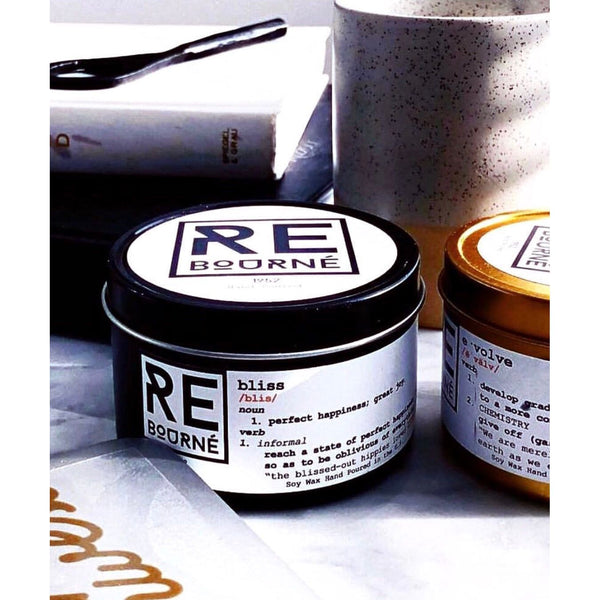 CITRON + MANDARIN Scented Candle "BLISS" Rebourne Body + Home