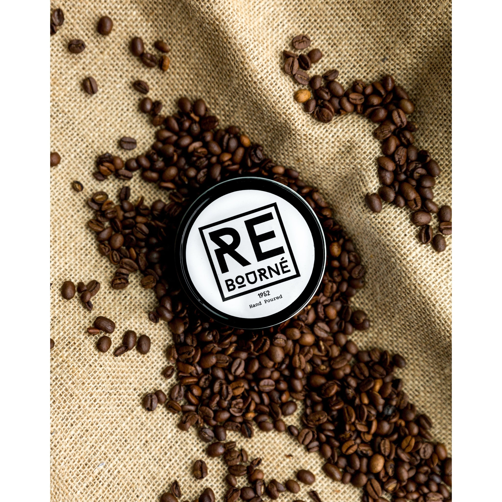 HAZELNUT COFFEE + AMARETTO Scented Candle "Energy"  10.00% Off Auto renew - Rebourne Body + Home